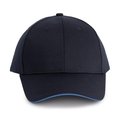 Gorra sandwich 6 paneles Azul