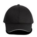 Gorra sandwich 6 paneles Black / Silver