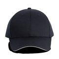 Gorra sandwich 6 paneles Navy / Silver