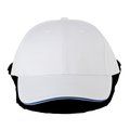 Gorra sandwich 6 paneles White / Royal Blue