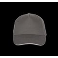 Gorra con sandwich contrastado Gris