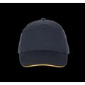 Gorra con sandwich contrastado Navy / Yellow