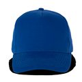 Gorra sarga visera precurvada Azul