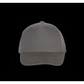 Gorra sarga visera precurvada Gris