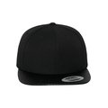 Gorra snapback visera plana BLACK / Carbon