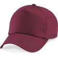 Gorra tejido grueso de algodón Burgundy