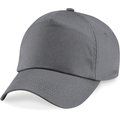 Gorra tejido grueso de algodón Graphite Grey