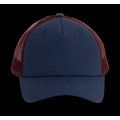 Gorra Trucker de 5 paneles Indigo / Wine