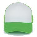 Gorra trucker con ajuste de plástico White / Green Flash