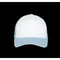 Gorra trucker con ajuste de plástico White / Sky Blue