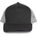 Gorra trucker algodón grueso Dark Grey / Light Grey