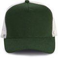 Gorra trucker algodón grueso Forest Green / Light Grey