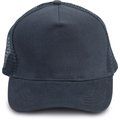 Gorra trucker algodón grueso Navy