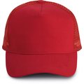 Gorra trucker algodón grueso Rojo