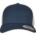 Gorra trucker retro bicolor Azul