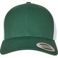 Gorra trucker retro bicolor Evergreen / White