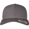 Gorra trucker retro bicolor Gris