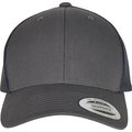 Gorra trucker retro bicolor Gris