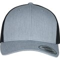 Gorra trucker retro bicolor Gris