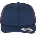 Gorra trucker retro con rejilla Navy