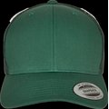 Gorra trucker retro con rejilla Verde