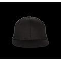 Gorra trucker visera plana Negro