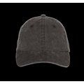 Gorra vintage de algodón orgánico Washed black