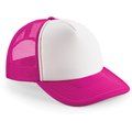 Gorra vintage poliéster Fuchsia / White