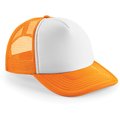 Gorra vintage poliéster Naranja / Blanco