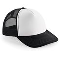 Gorra vintage poliéster Negro / Blanco