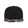 Gorra visera floral Rojo