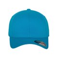 Gorra con visera interior plateada Azul XXL