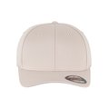 Gorra con visera interior plateada Beige S/M