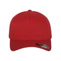 Gorra con visera interior plateada Rojo L/XL