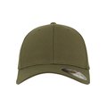 Gorra con visera interior plateada Verde S/M