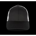 Gorra visera perfil medio Negro