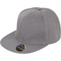 Gorra con visera plana Gris