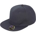 Gorra con visera plana Negro