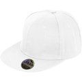 Gorra con visera plana White