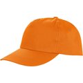 Gorra con visera precurva Orange