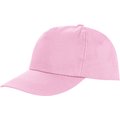 Gorra con visera precurva Pink