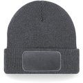 Gorro acrílico con parche Graphite Grey