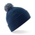 Gorro acrílico con pompón bicolor French Navy / Light Grey