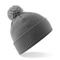 Gorro acrílico con pompón bicolor Graphite Grey / Light Grey