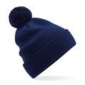 Gorro de algodón orgánico con pompón Oxford Navy