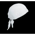 Gorro bandana unisex algodón White