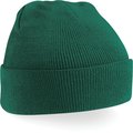 Gorro borde vuelto Bottle Green