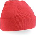 Gorro borde vuelto Coral