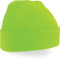 Gorro borde vuelto Fluorescent Green