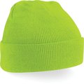 Gorro borde vuelto Lime Green